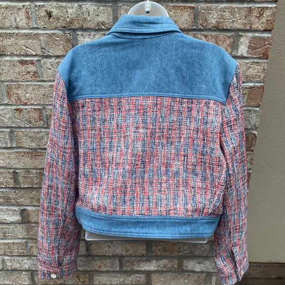 House of Harlow 1963 Jean Tweed Jacket  Sz 8 - Picture 2 of 5